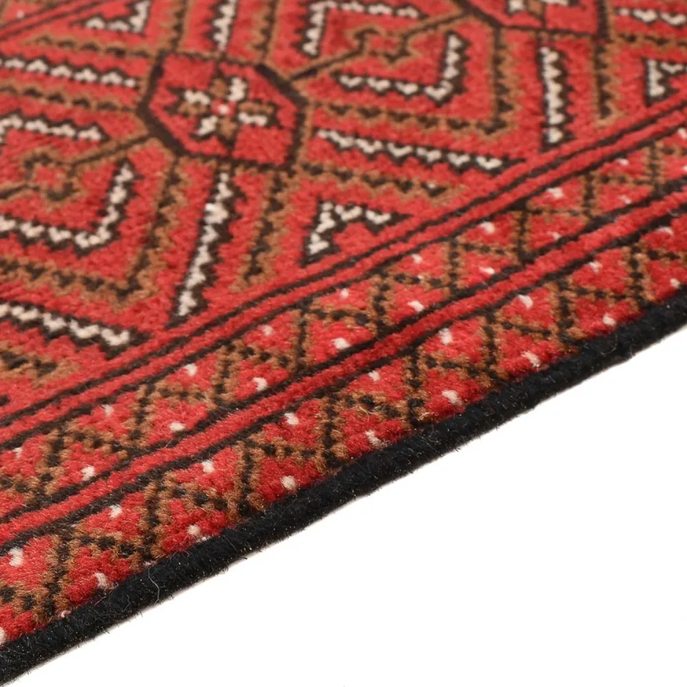 Turkaman teppe - 186 x 125 cm - rød