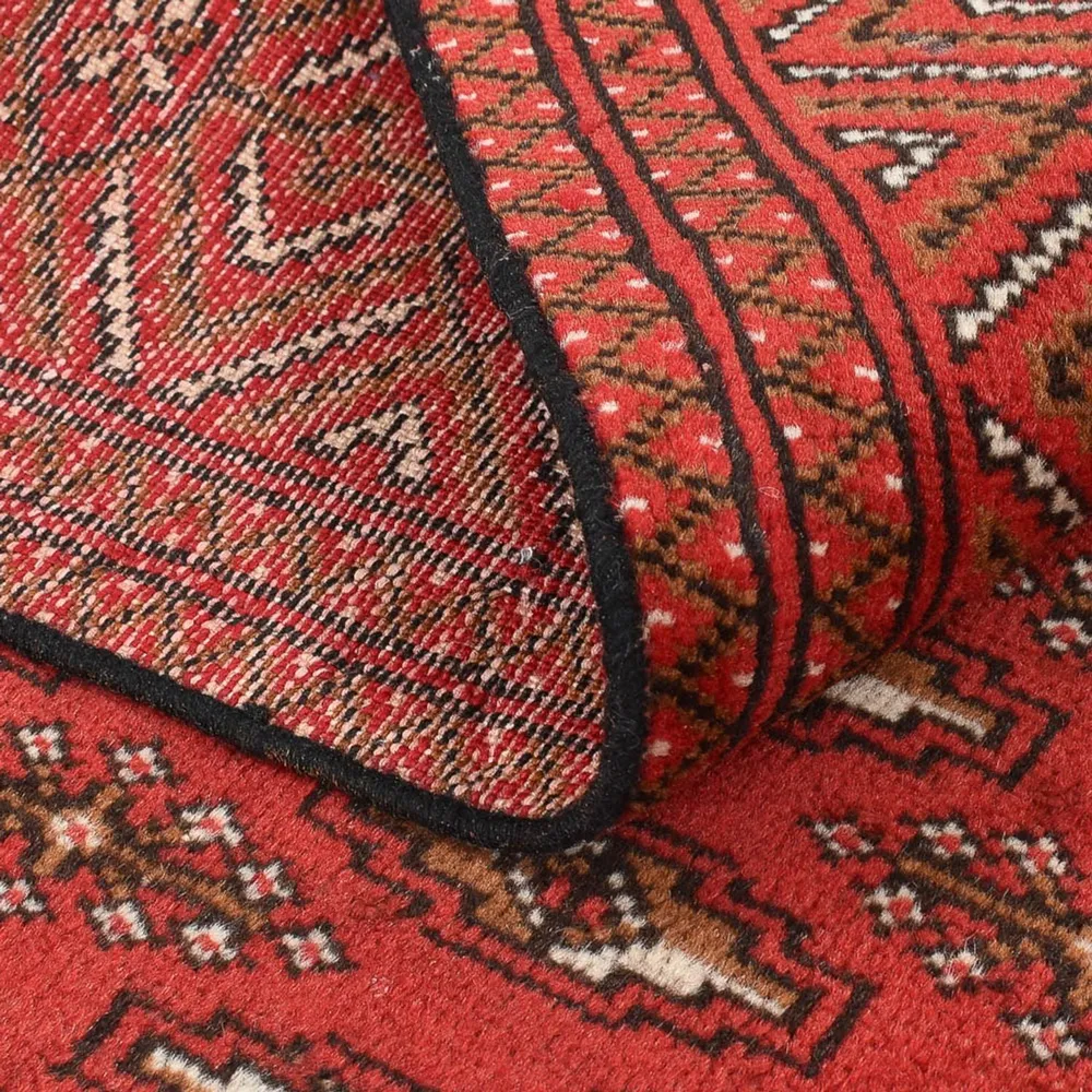 Turkaman teppe - 186 x 125 cm - rød