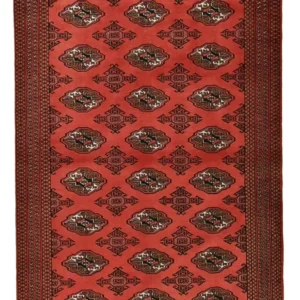 Turkaman teppe - 188 x 126 cm - rød