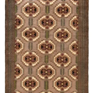 Turkaman teppe - 188 x 127 cm - flerfarget
