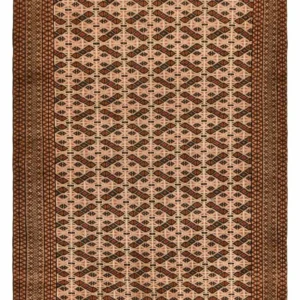 Turkaman teppe - 191 x 130 cm - mørk beige