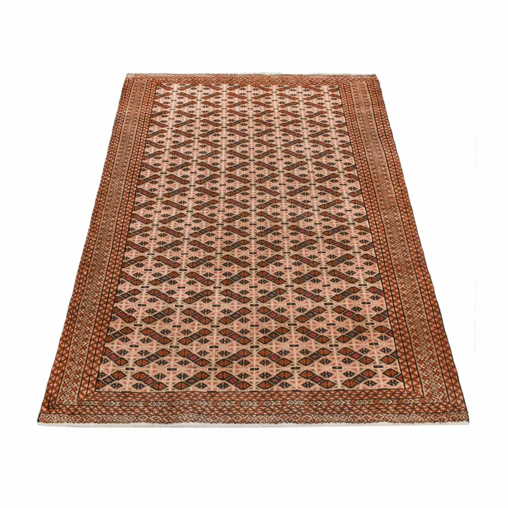 Turkaman teppe - 191 x 130 cm - mørk beige