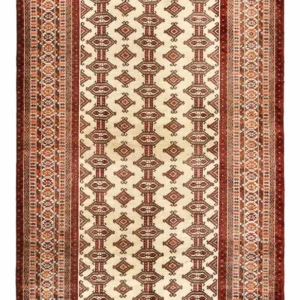 Turkaman teppe - 204 x 121 cm - beige