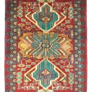 Turkaman teppe - 89 x 63 cm - rød