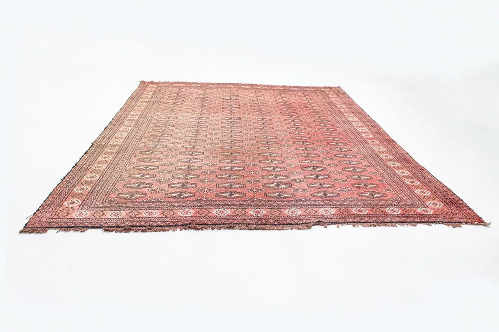 Turkaman teppe - 268 x 195 cm - rosa