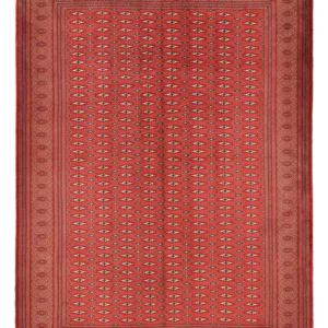 Turkaman teppe - 338 x 253 cm - rød