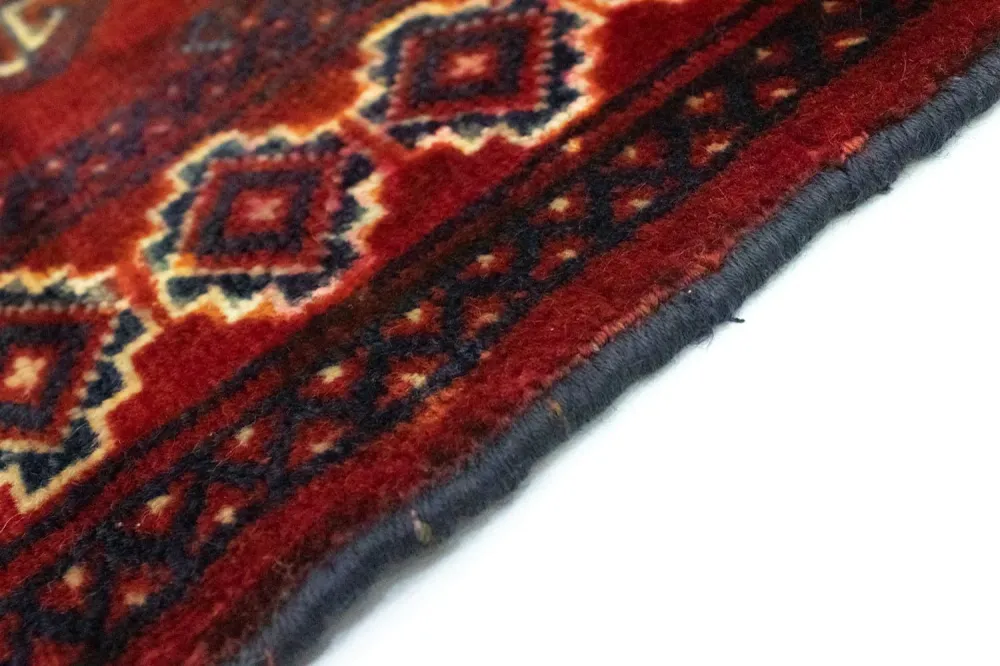 Turkaman teppe - 87 x 62 cm - rød