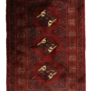 Turkaman teppe - 96 x 63 cm - rød
