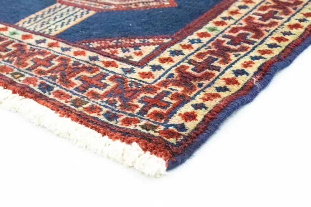 Turkaman teppe - 83 x 63 cm - blå