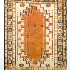 Turkaman teppe - 86 x 56 cm - flerfarget