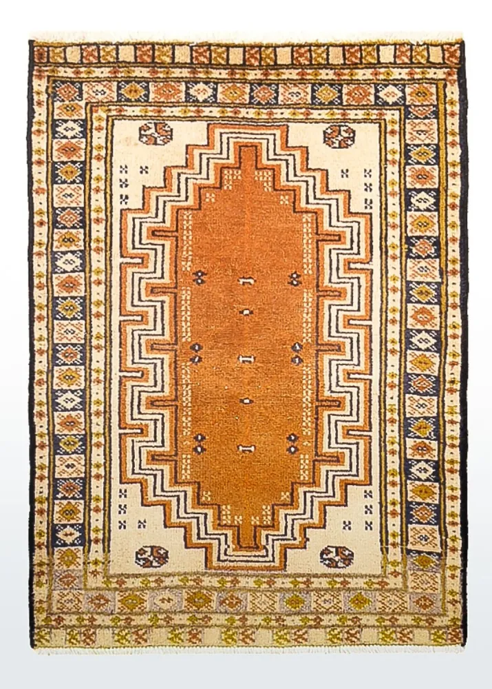 Turkaman teppe - 86 x 56 cm - flerfarget