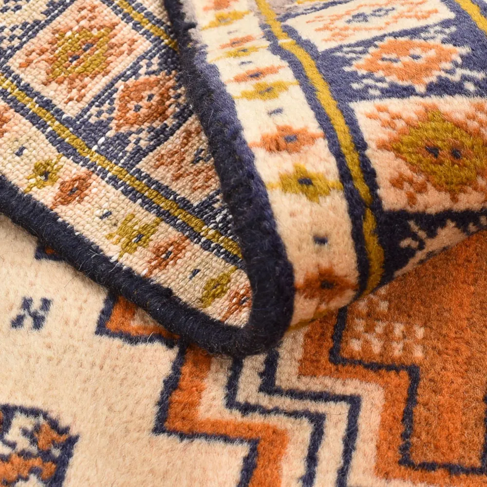 Turkaman teppe - 86 x 56 cm - flerfarget
