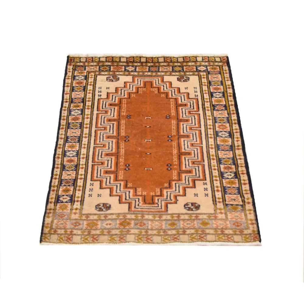 Turkaman teppe - 86 x 56 cm - flerfarget