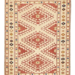 Turkaman teppe - 89 x 62 cm - flerfarget