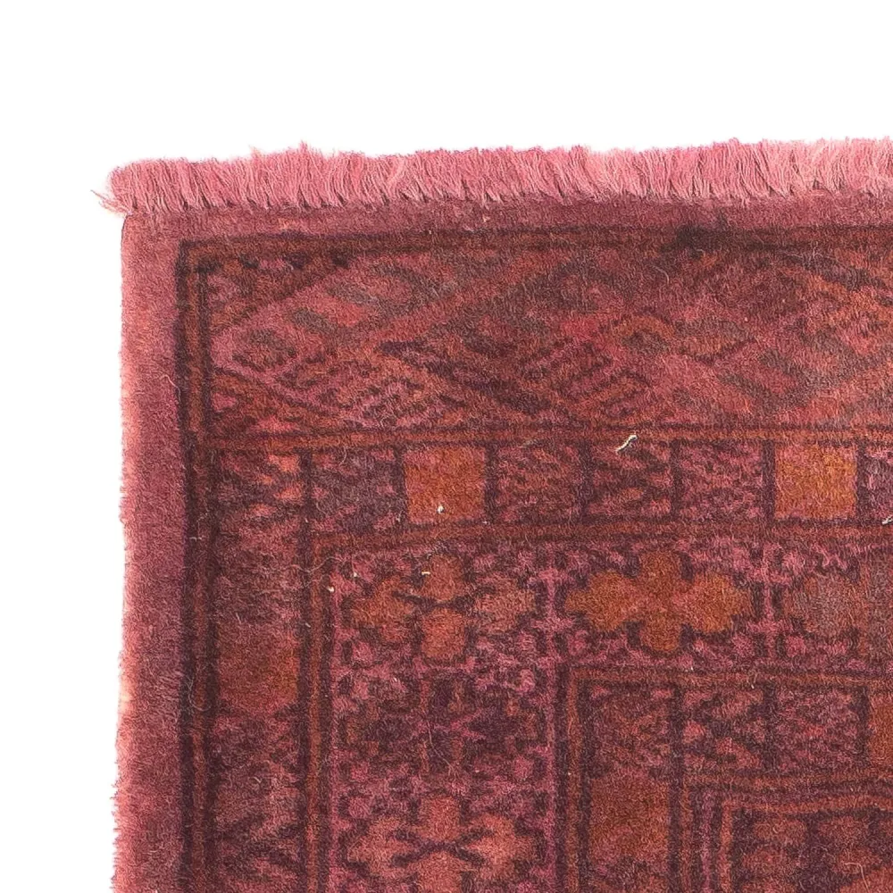 Turkaman teppe - 95 x 66 cm - lys rød