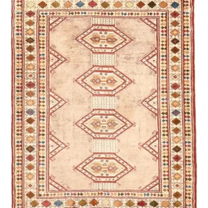 Turkaman teppe - 78 x 64 cm - rosa
