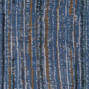 Ullteppe - 180 x 135 cm - blå