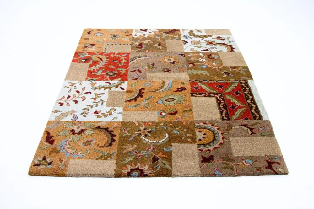 Ullteppe - 189 x 136 cm - flerfarget