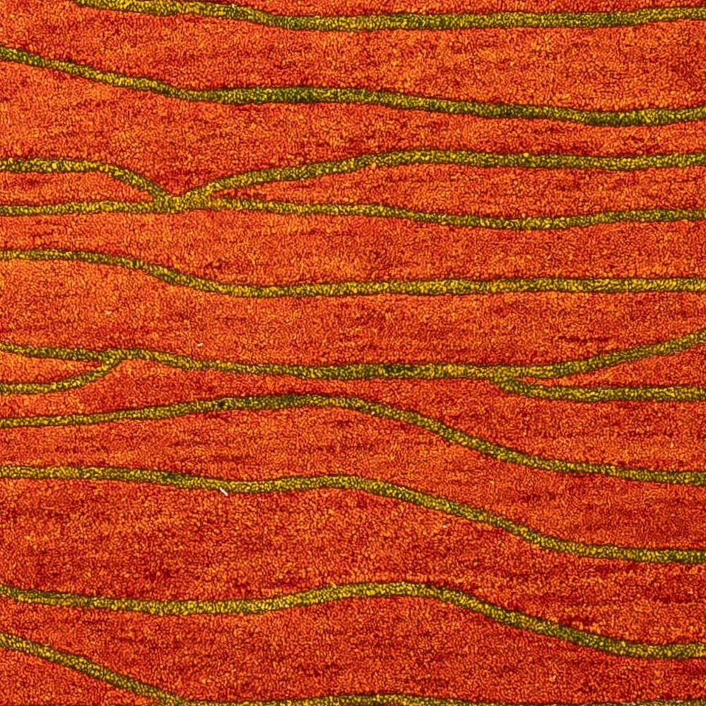 Ullteppe - 192 x 136 cm - rust