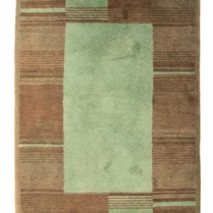 Ullteppe - 193 x 137 cm - grønn
