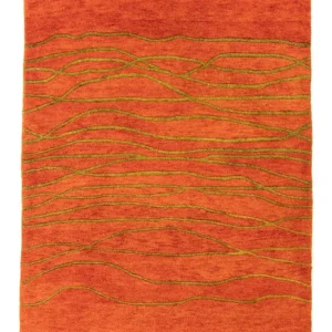 Ullteppe - 193 x 137 cm - rust