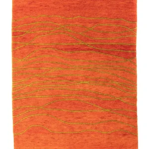 Ullteppe - 195 x 136 cm - rust