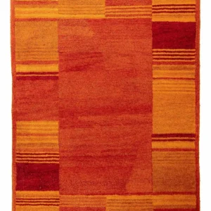 Ullteppe - 195 x 140 cm - rust
