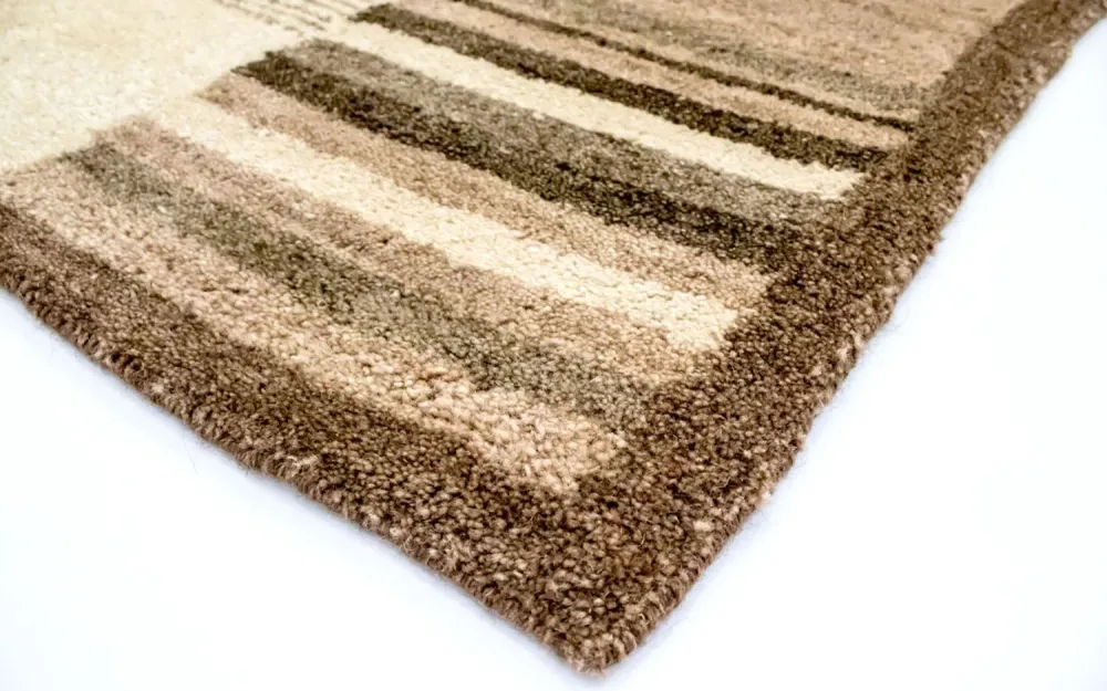 Ullteppe - 196 x 139 cm - beige