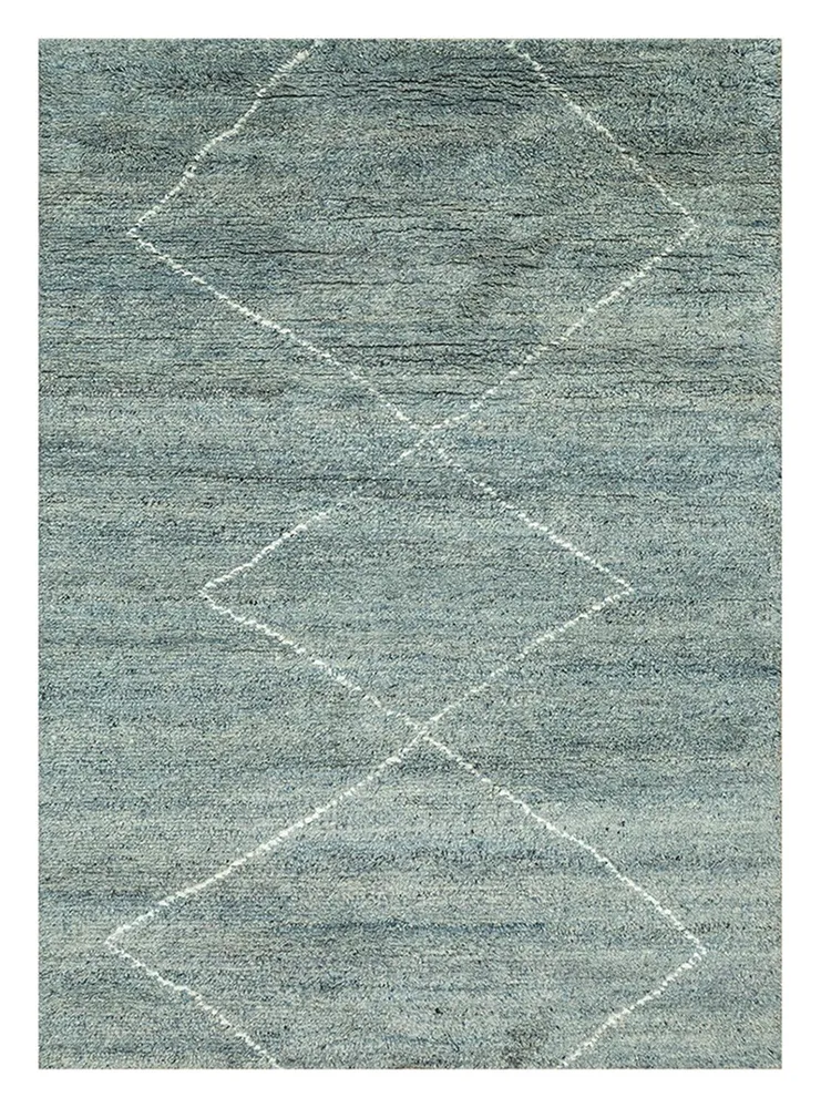 Ullteppe - 240 x 150 cm - bensinblå