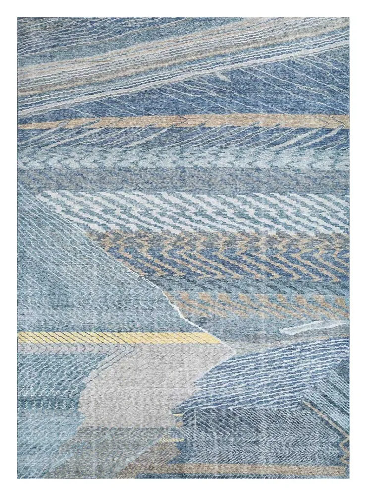 Ullteppe - 240 x 150 cm - mørkeblå