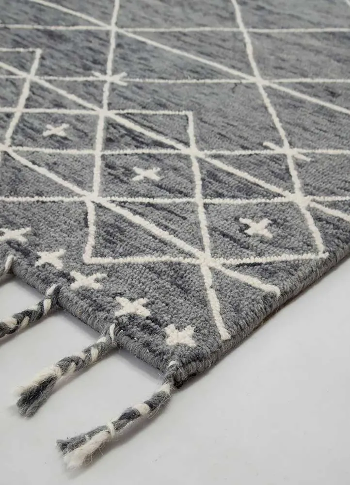 Ullteppe - 240 x 150 cm - mørkegrå