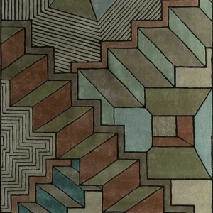 Ullteppe - 240 x 180 cm - grønn