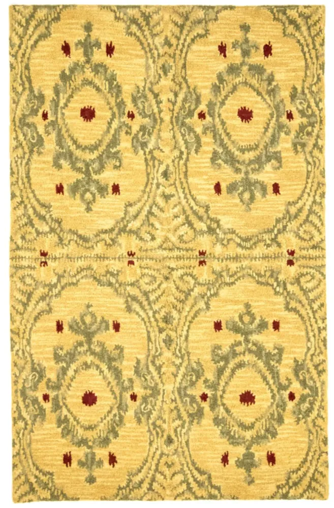 Ullteppe - 243 x 152 cm - gul