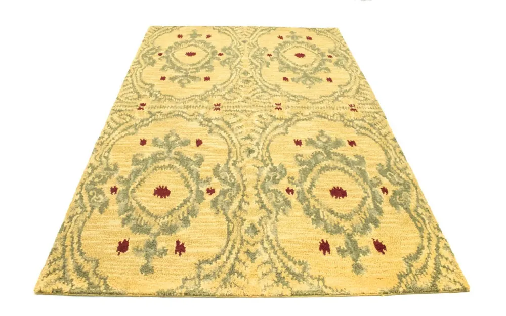 Ullteppe - 243 x 152 cm - gul