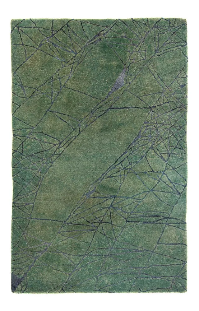 Ullteppe - 247 x 147 cm - grønn