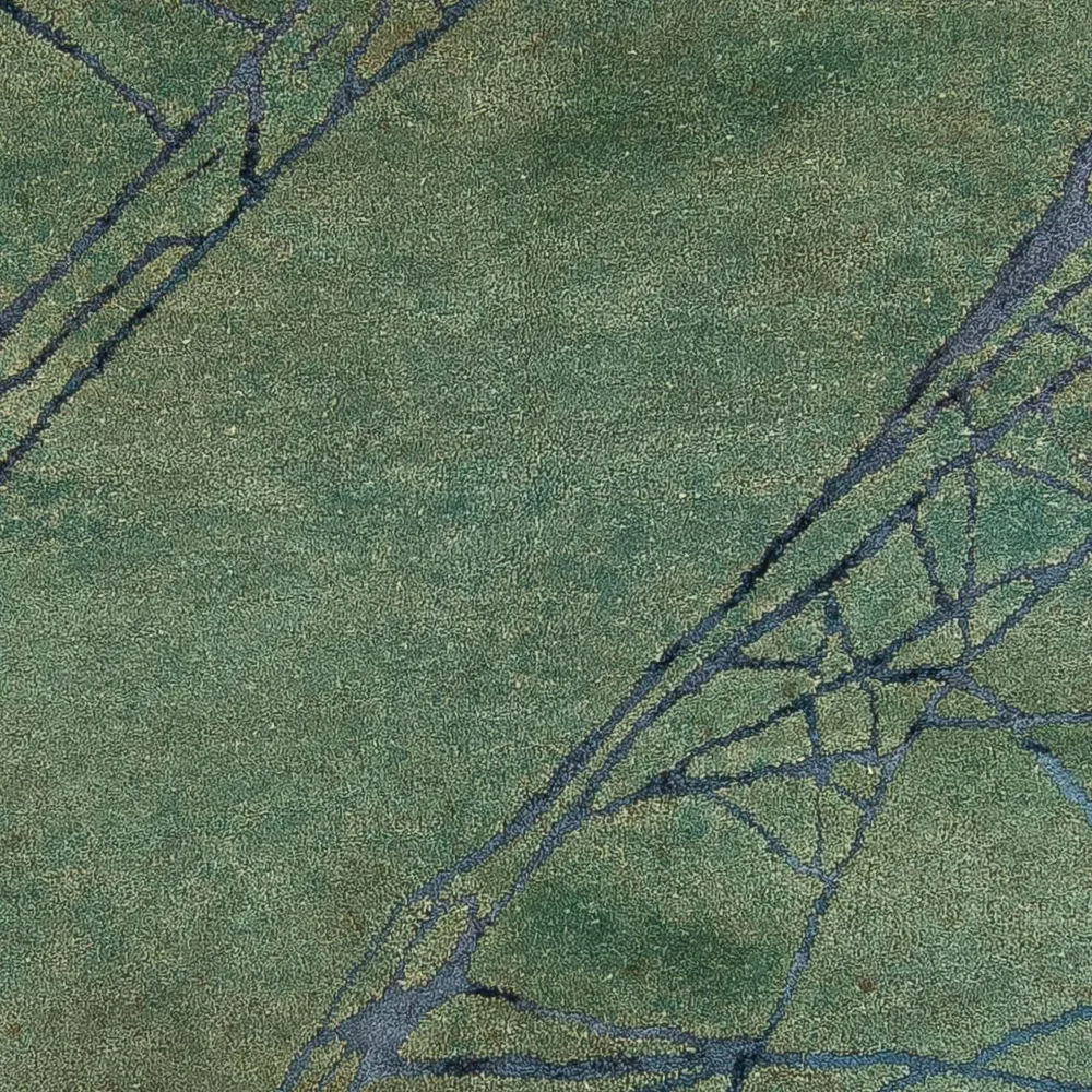 Ullteppe - 247 x 147 cm - grønn