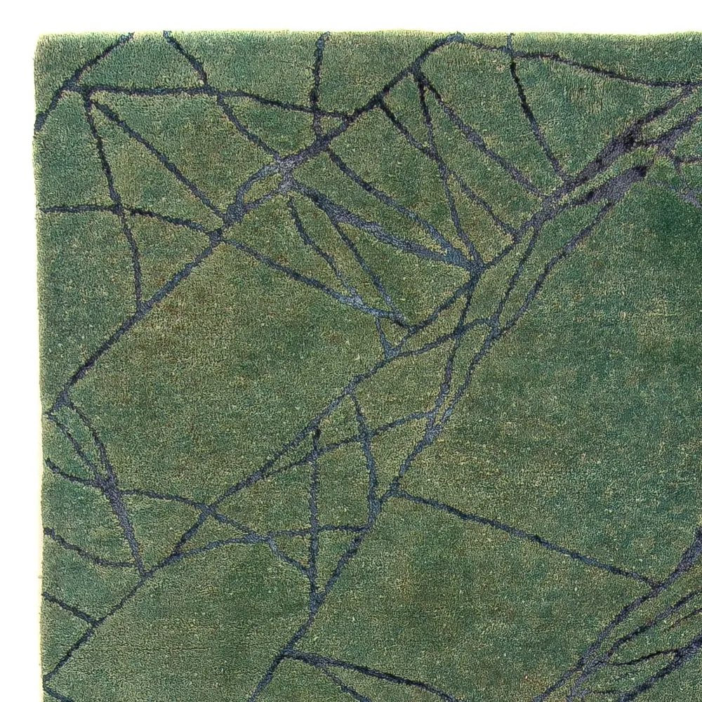 Ullteppe - 247 x 147 cm - grønn
