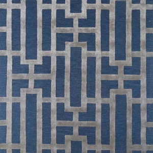 Ullteppe - 270 x 180 cm - blå