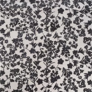Ullteppe - 270 x 180 cm - svart og hvitt