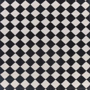 Ullteppe - 280 x 182 cm - svart og hvitt