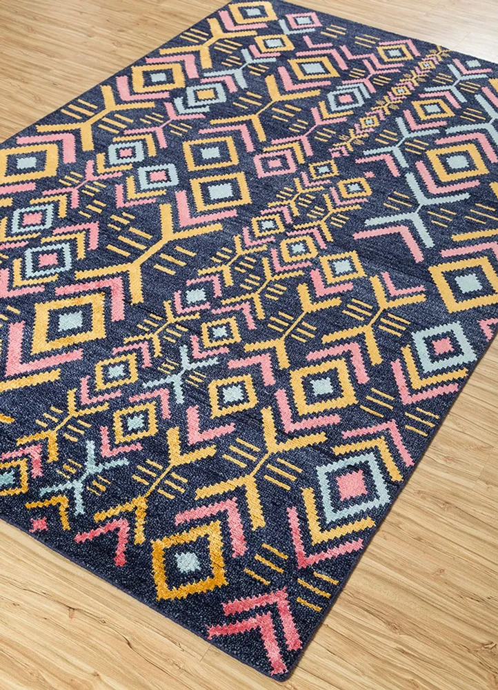Ullteppe - 300 x 200 cm - blå