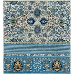 Ullteppe - 300 x 240 cm - blå