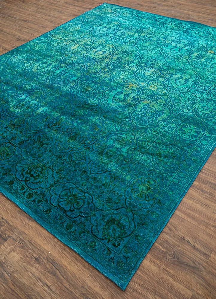 Ullteppe - 300 x 240 cm - bensinblå
