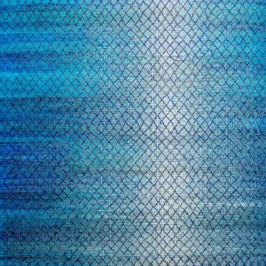 Ullteppe - 300 x 240 cm - lyseblå