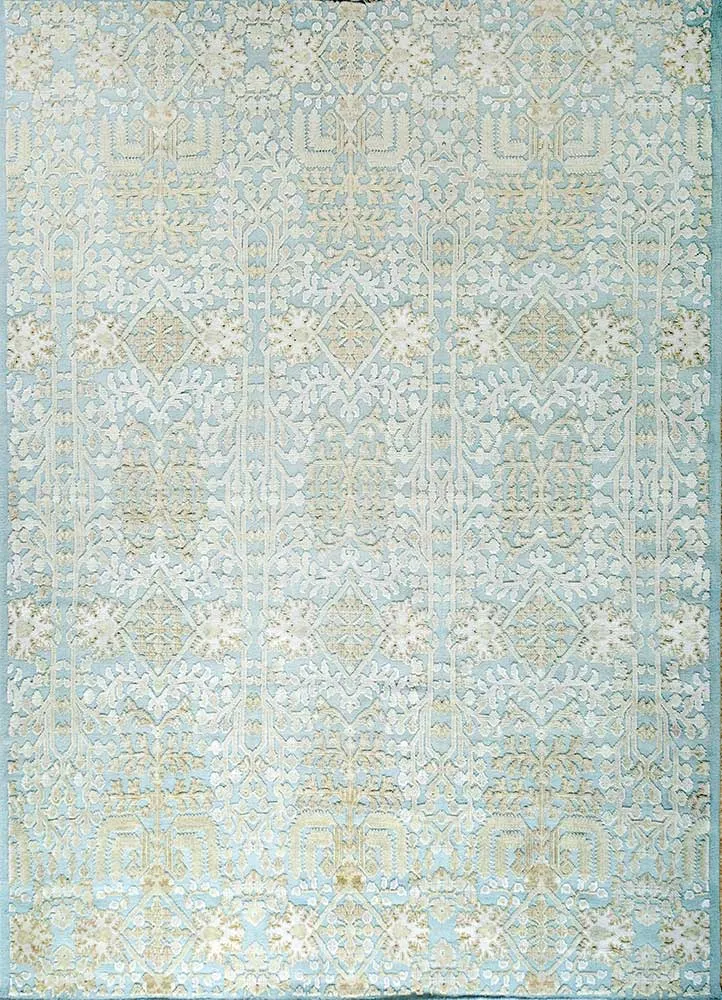 Ullteppe - 345 x 300 cm - blå