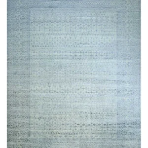 Ullteppe - 435 x 360 cm - lyseblå