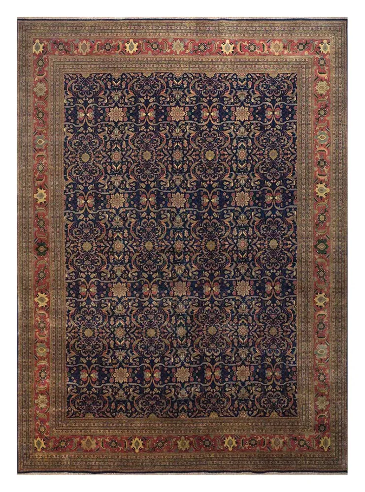 Ullteppe - 450 x 360 cm - blå