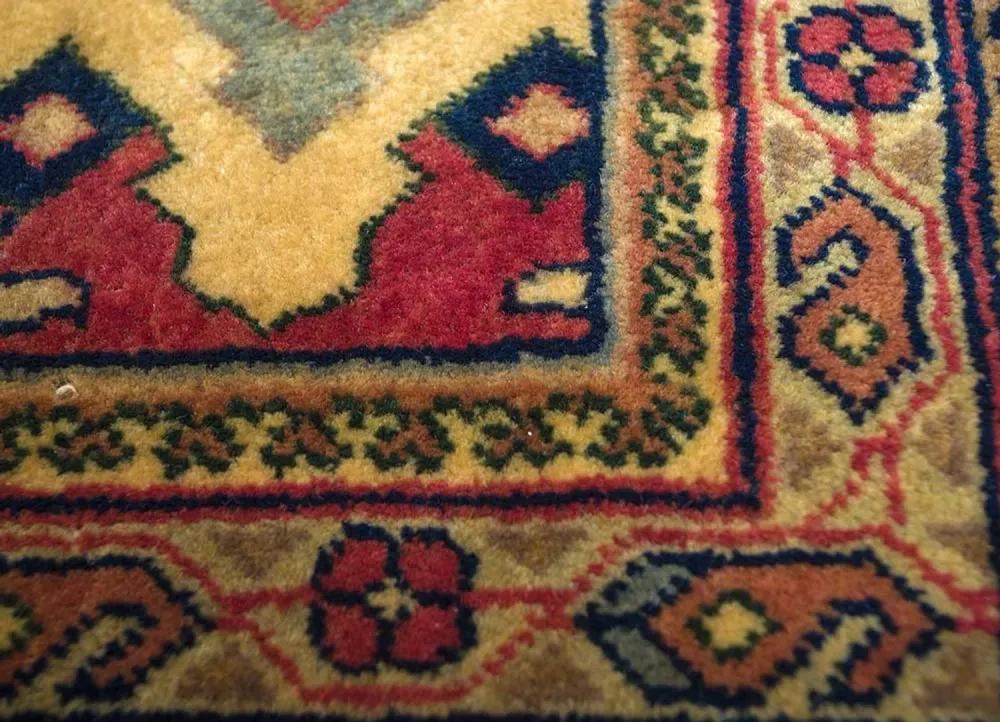 Ullteppe - 450 x 360 cm - blå
