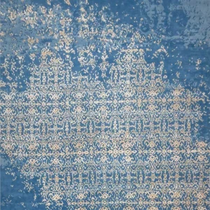 Ullteppe - 465 x 375 cm - blå