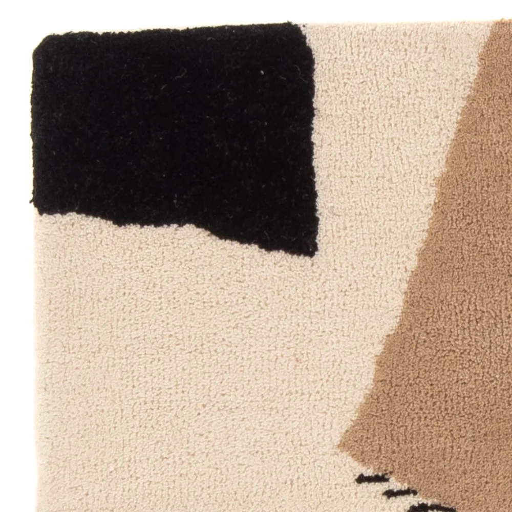 Ullteppe - 90 x 60 cm - beige